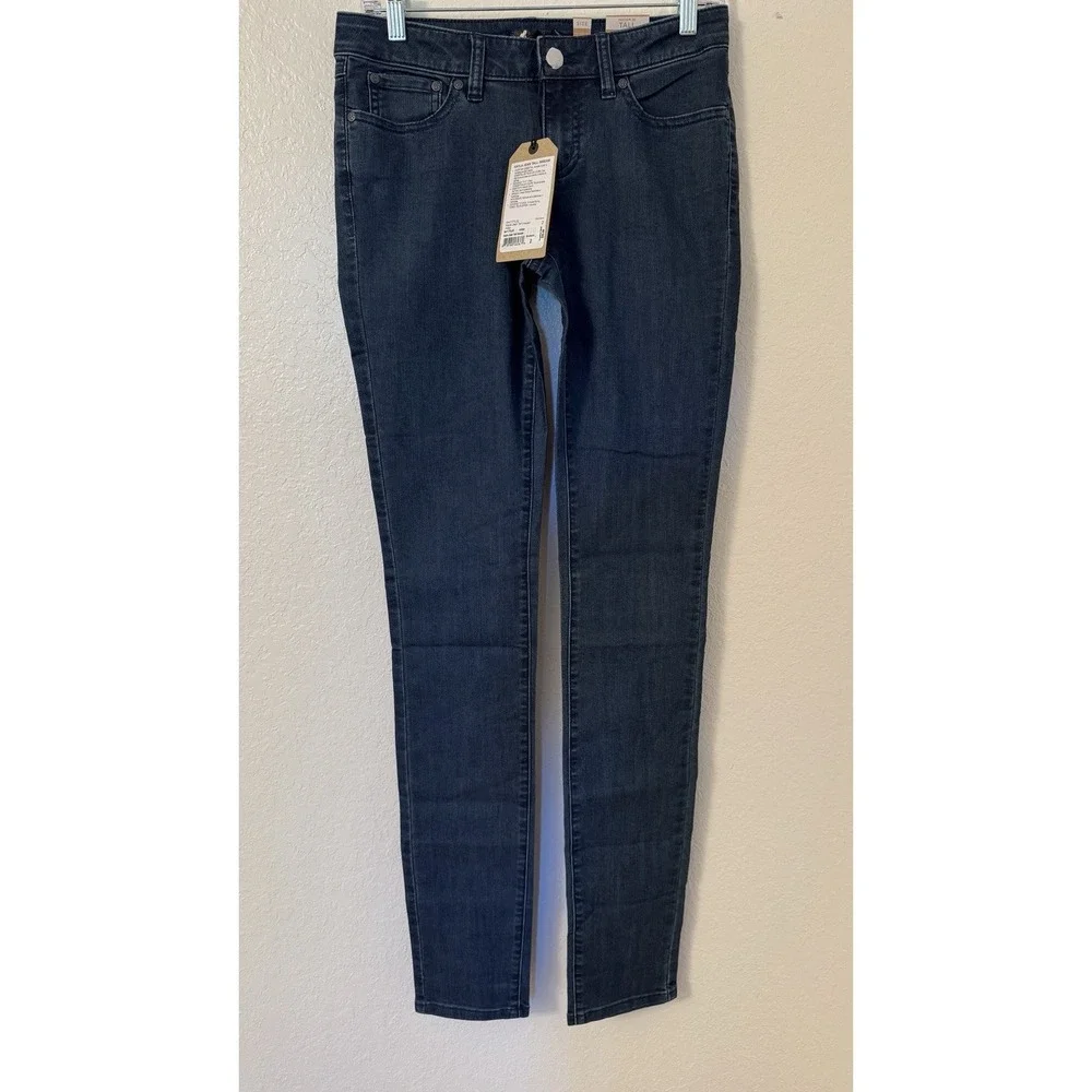 prAna Women's 2 Kayla High Rise Indigo Jean Organic Stretch Denim Tall 36